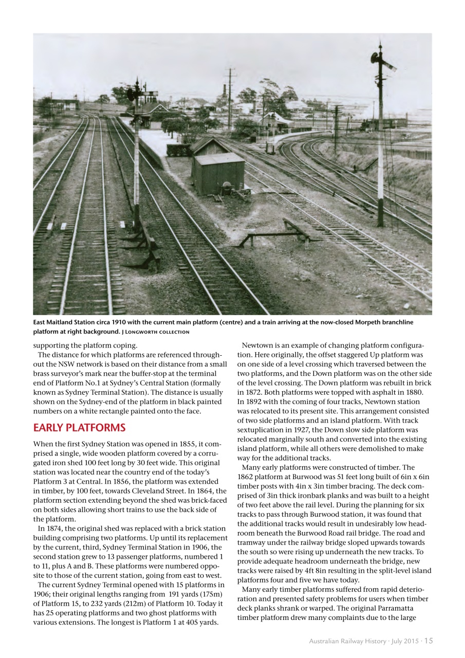 Australian Railway History Preview Pages