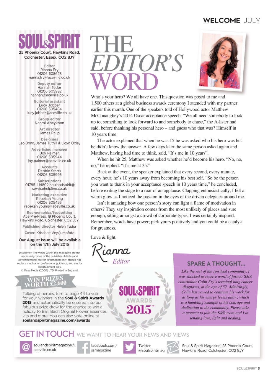 Soul & Spirit Preview Pages