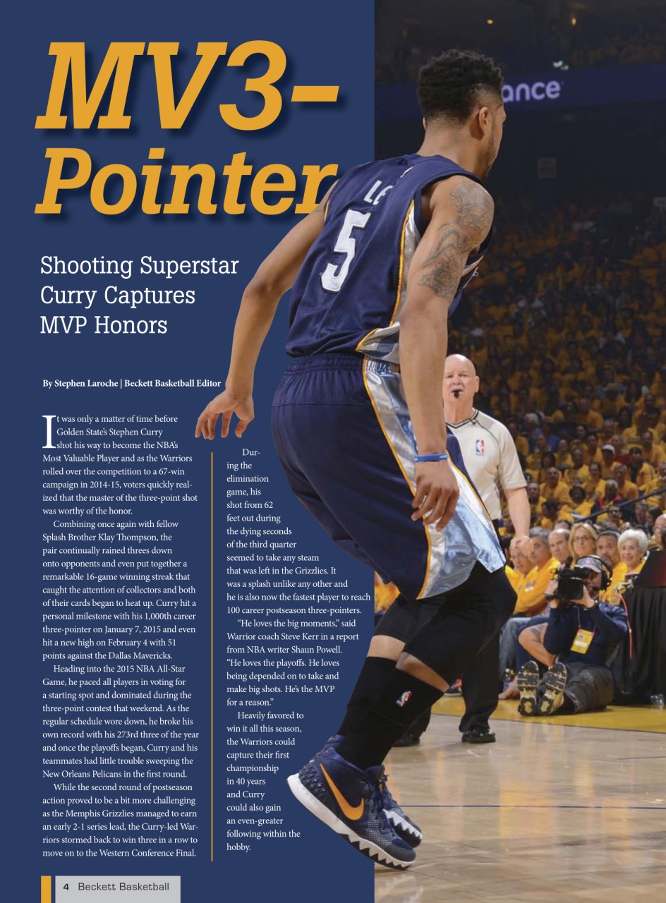 Beckett Basketball Magazine Preview Pages