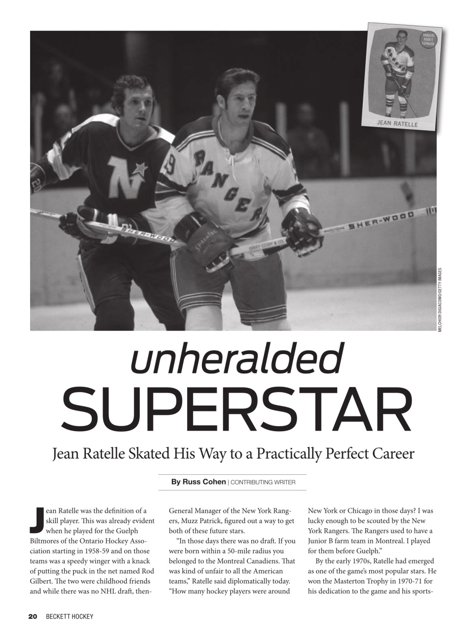 Beckett Hockey Magazine Preview Pages