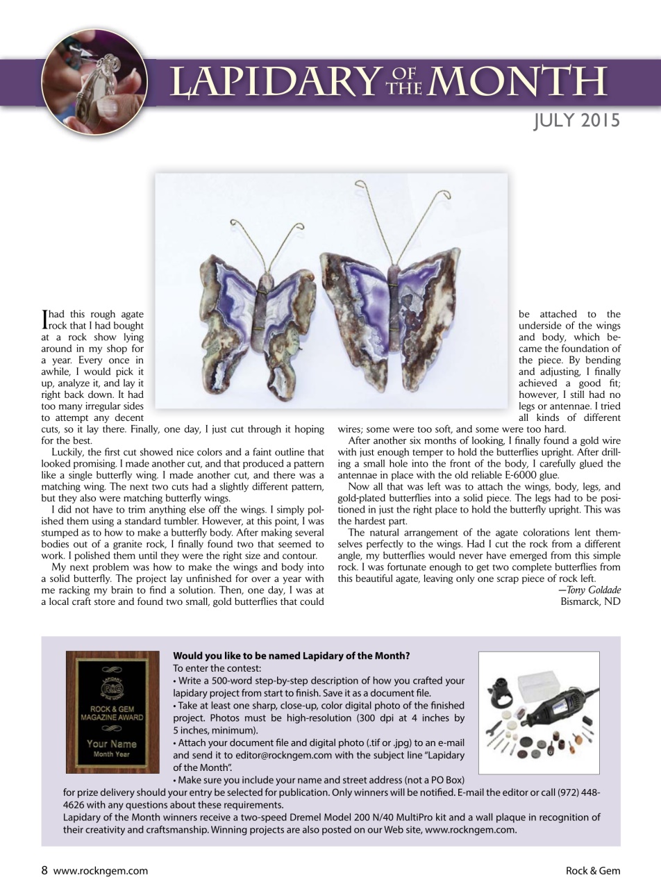 Rock&Gem Magazine Preview Pages