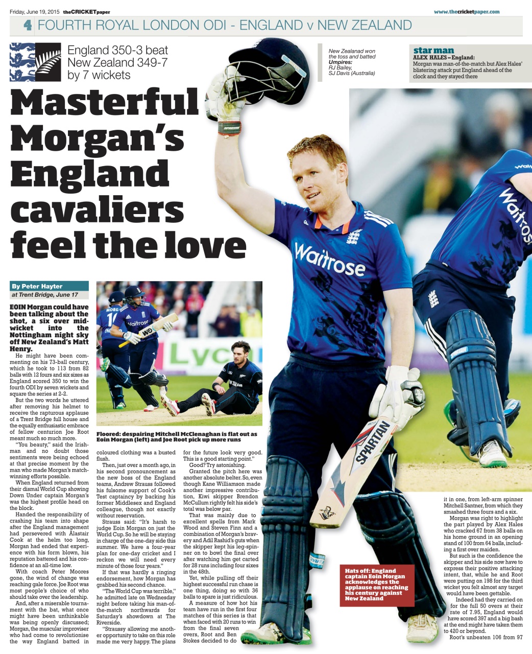The Cricket Paper Preview Pages