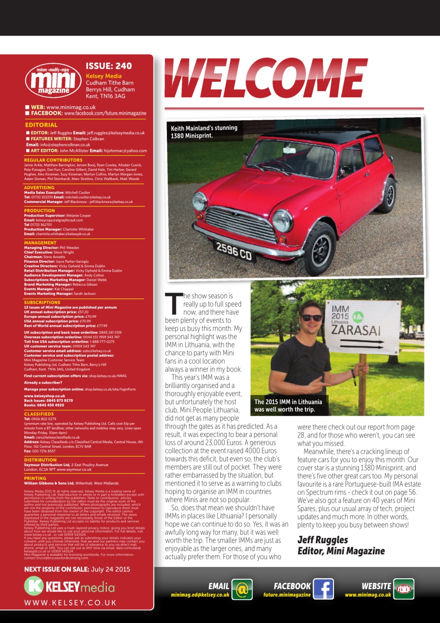 Mini Magazine Preview Pages