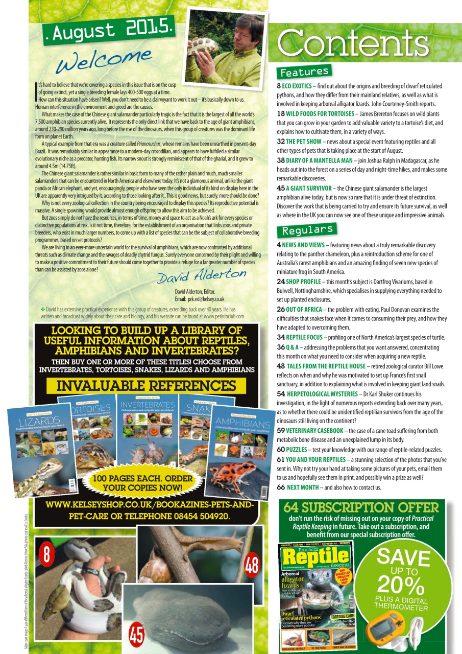 Practical Reptile Keeping Preview Pages