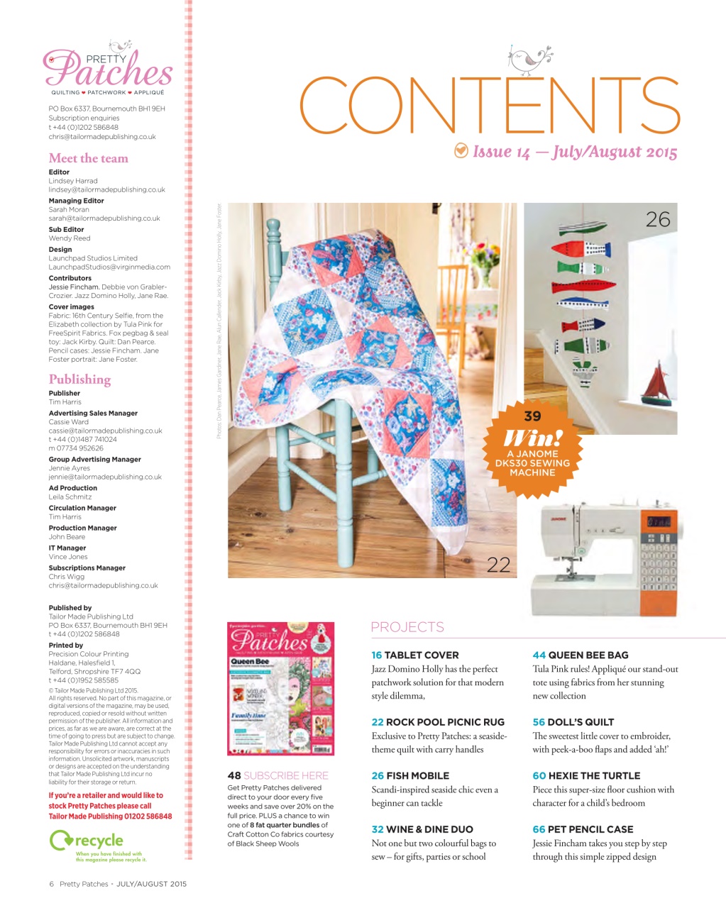 Pretty Patches Magazine Preview Pages