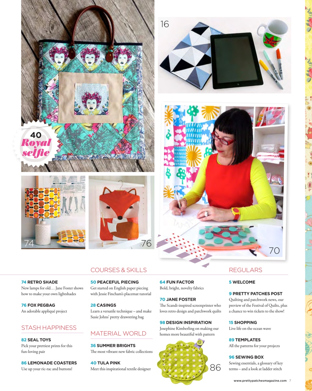 Pretty Patches Magazine Preview Pages
