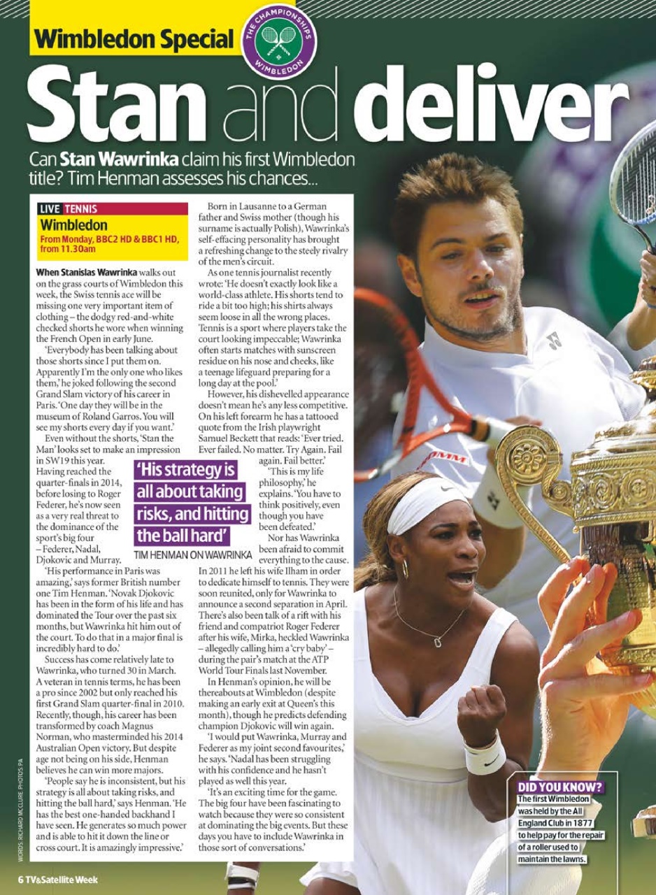 TV & Satellite Week Preview Pages