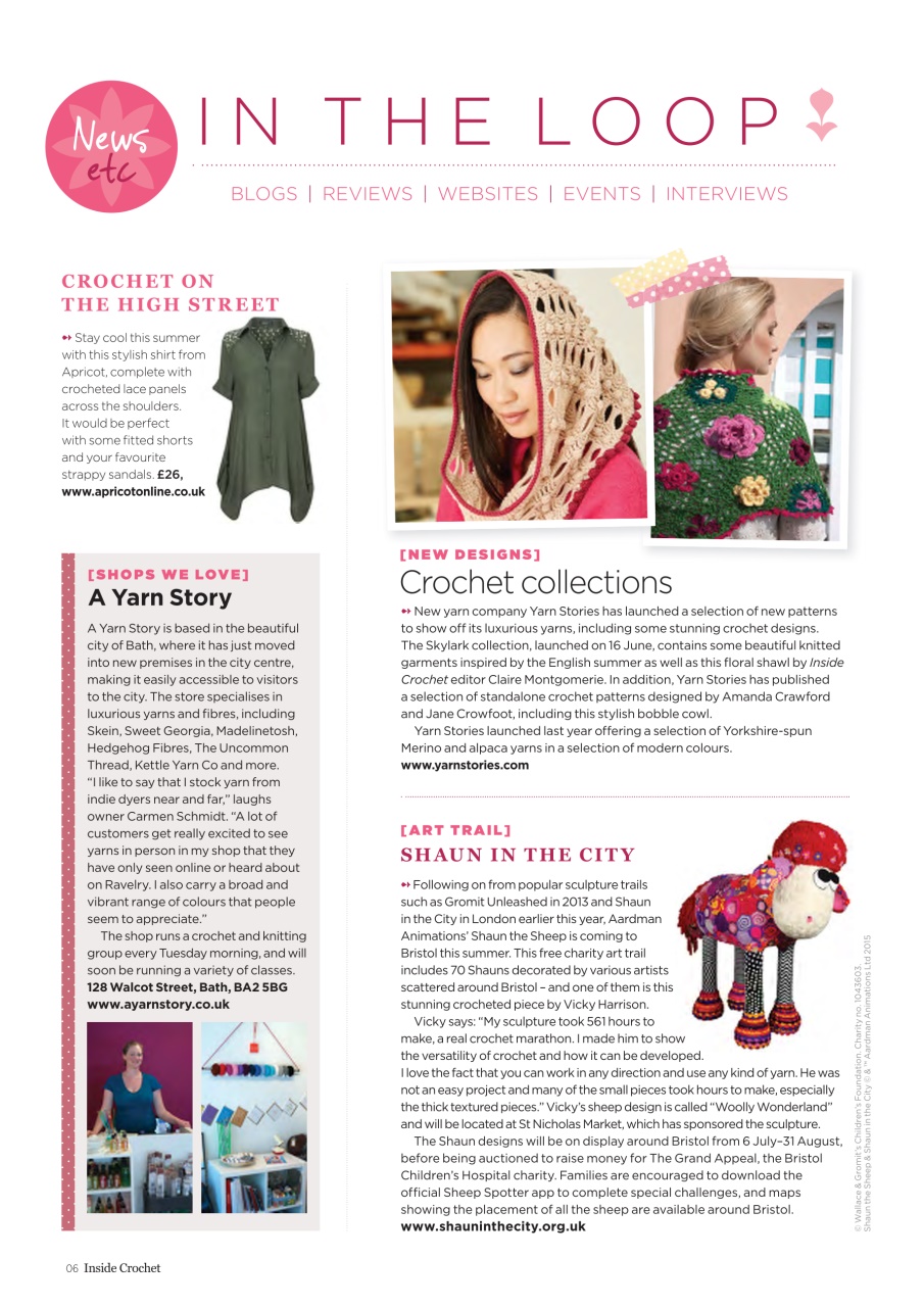 Inside Crochet Preview Pages