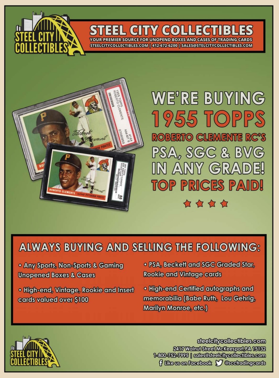 Sports Card Monthly Magazine Preview Pages