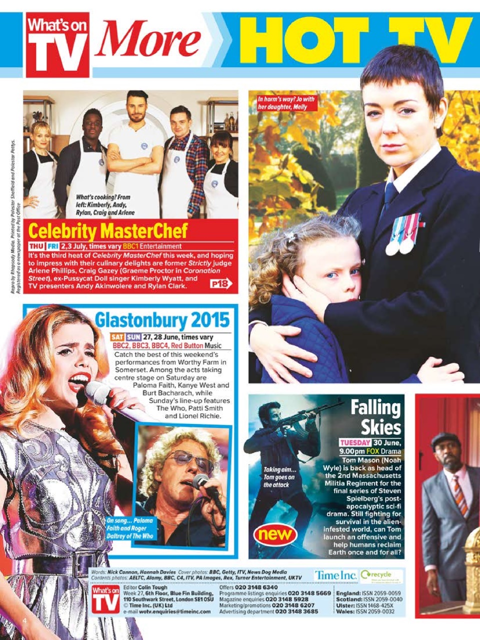 What's on TV Preview Pages