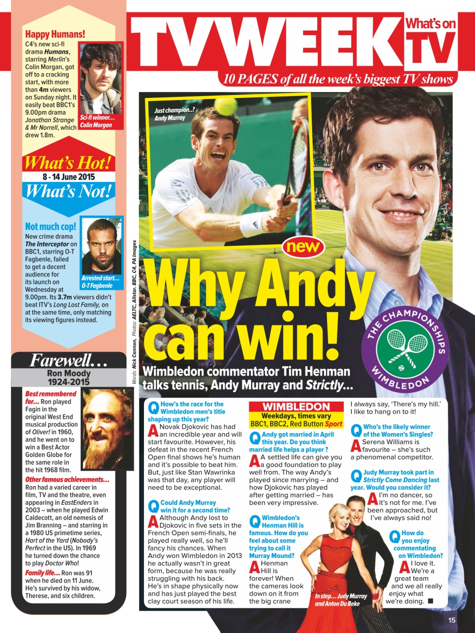 What's on TV Preview Pages