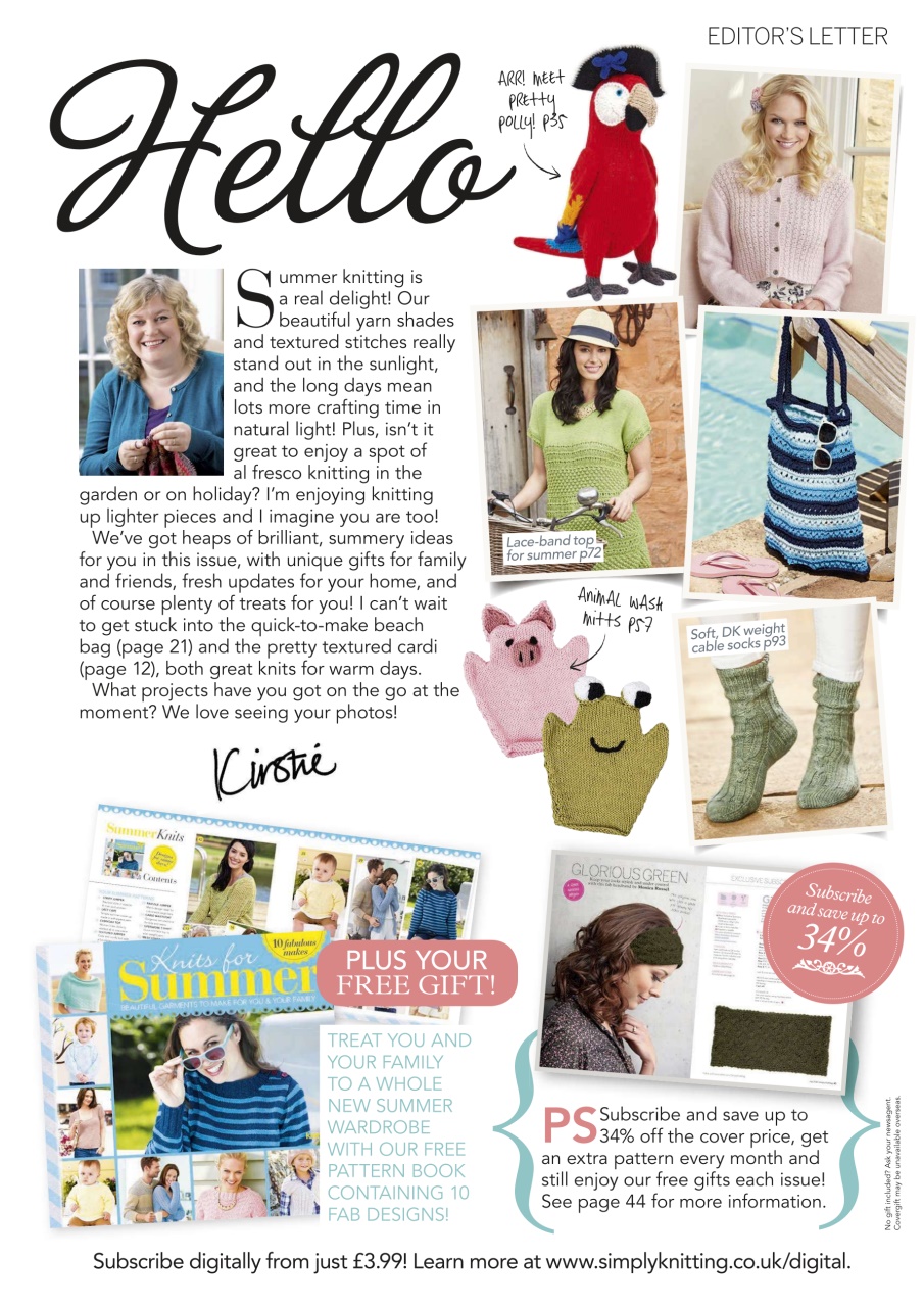 Simply Knitting Preview Pages