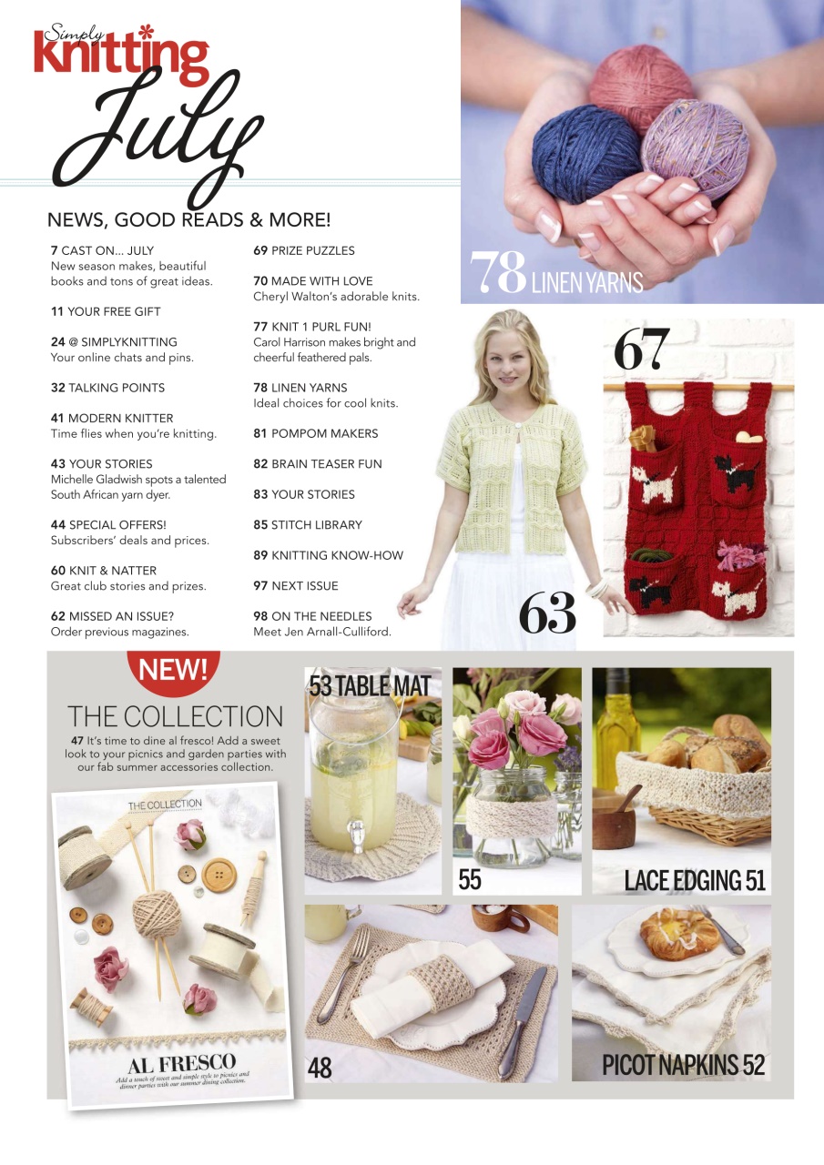 Simply Knitting Preview Pages