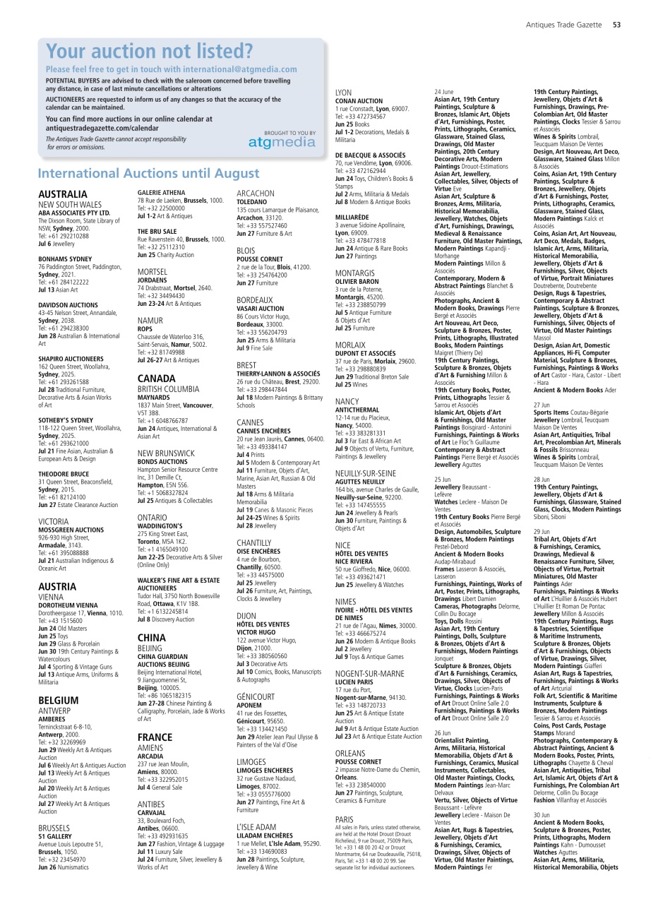 Antiques Trade Gazette Preview Pages