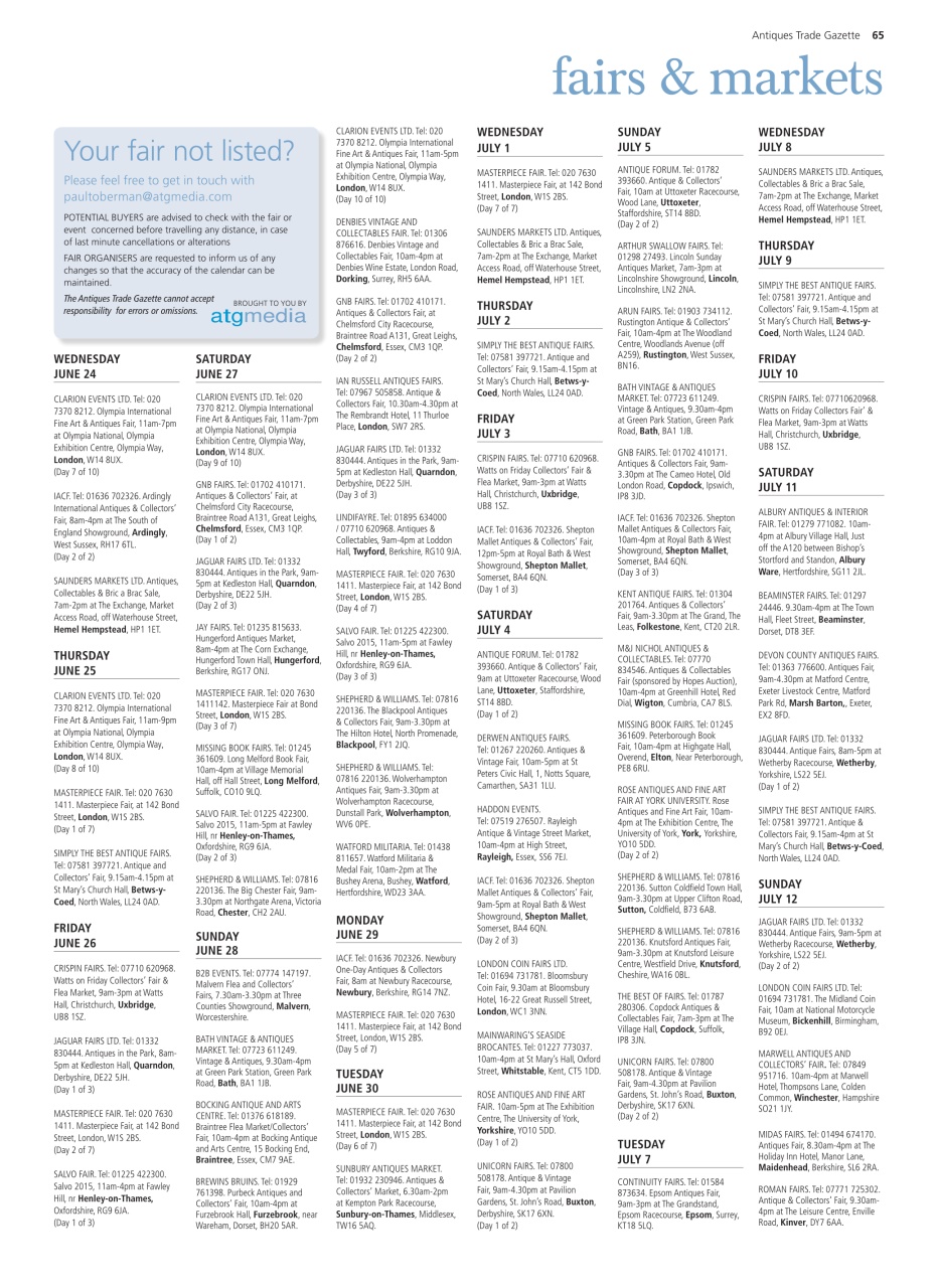 Antiques Trade Gazette Preview Pages