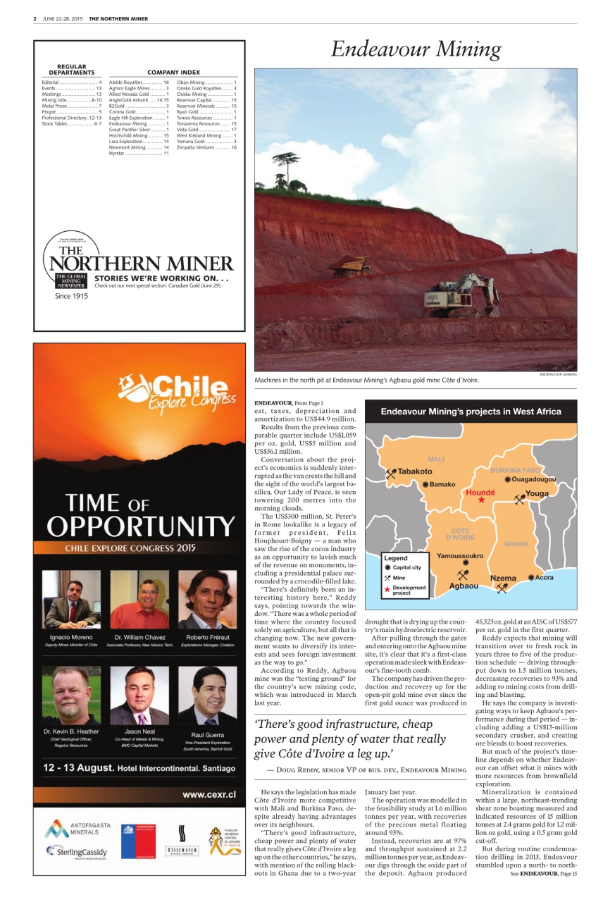The Northern Miner Preview Pages