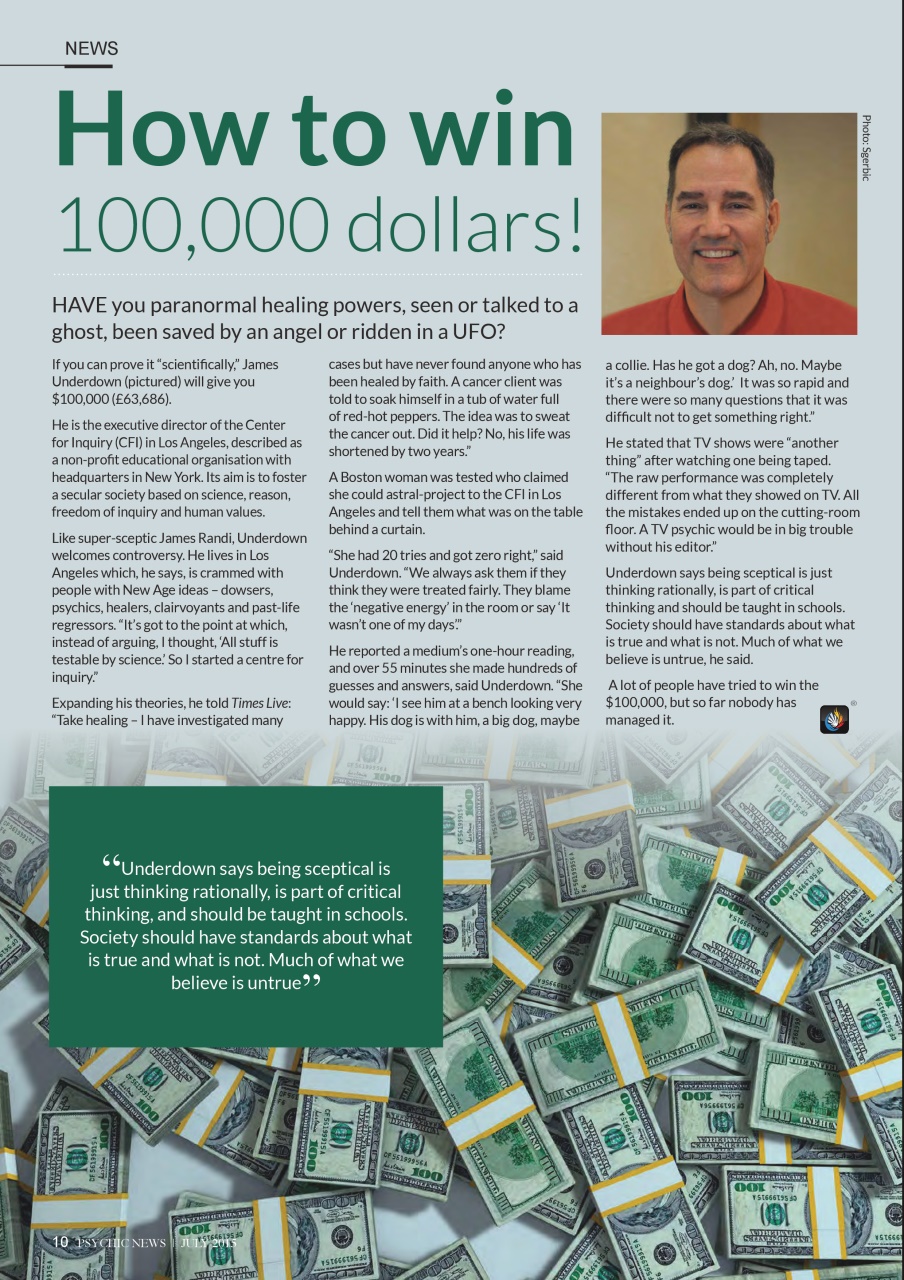 Psychic News Preview Pages