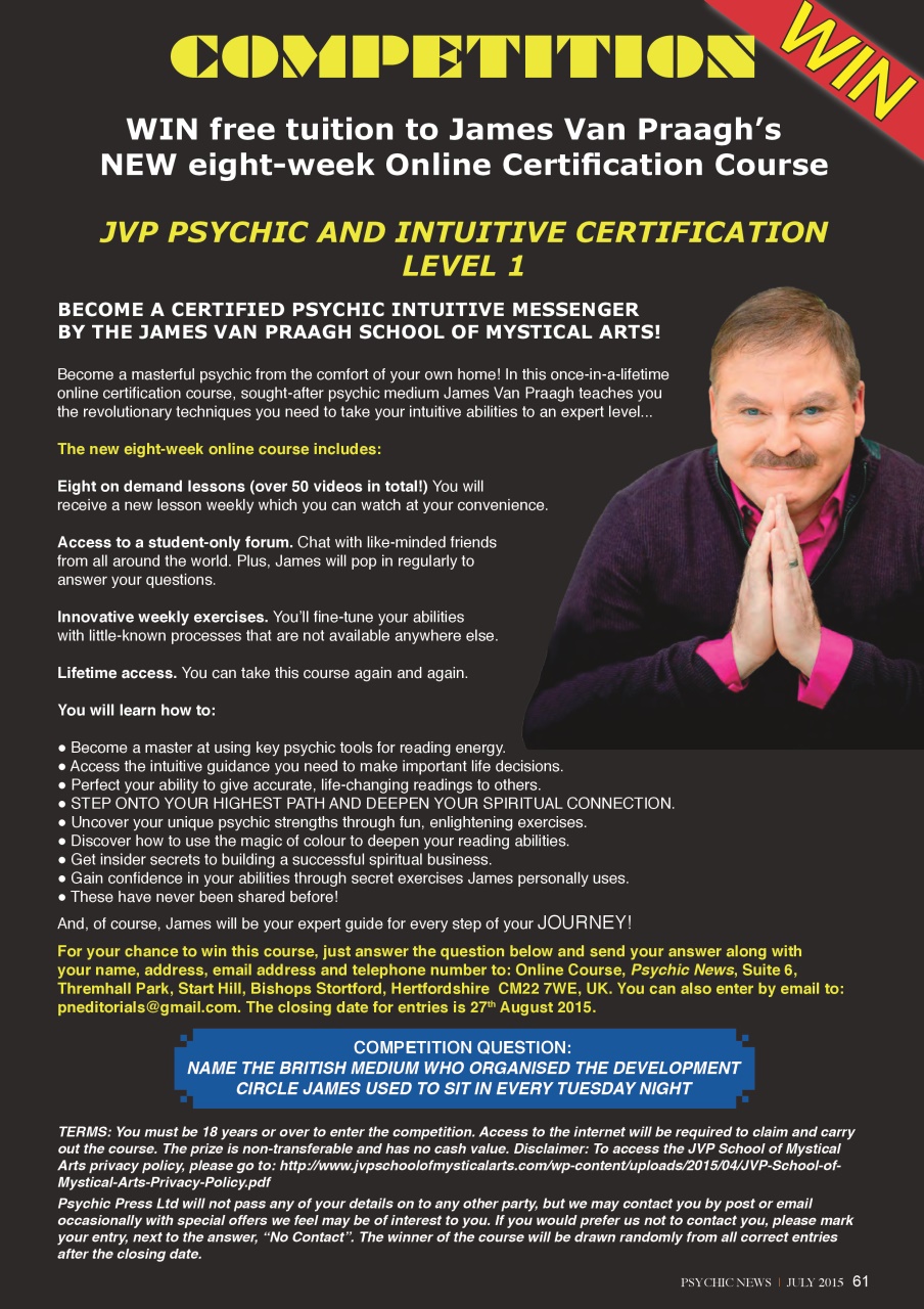 Psychic News Preview Pages