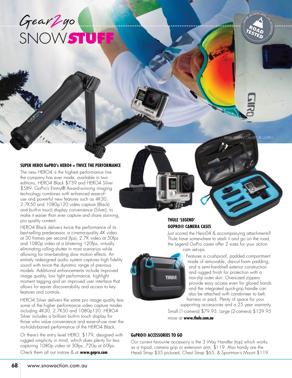 Snow Action Preview Pages