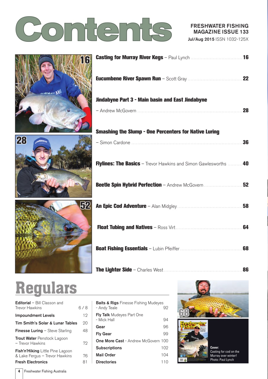 Freshwater Fishing Australia Preview Pages