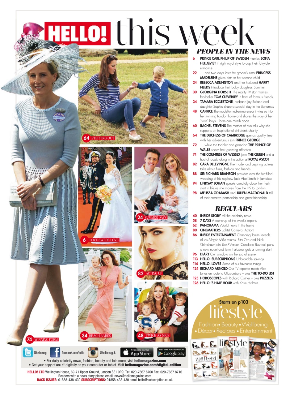 Hello! Magazine Preview Pages