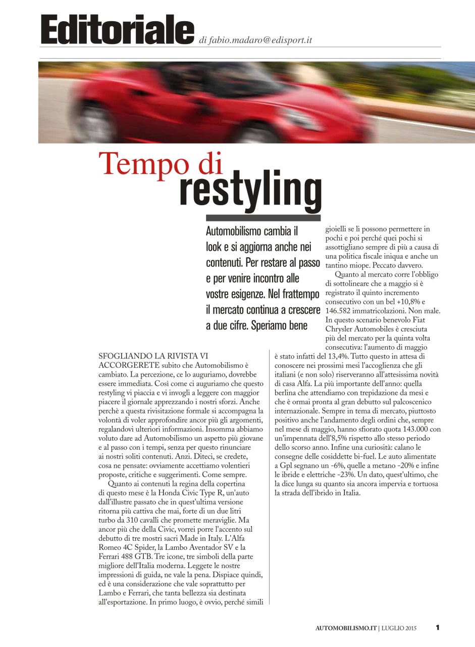Automobilismo Preview Pages