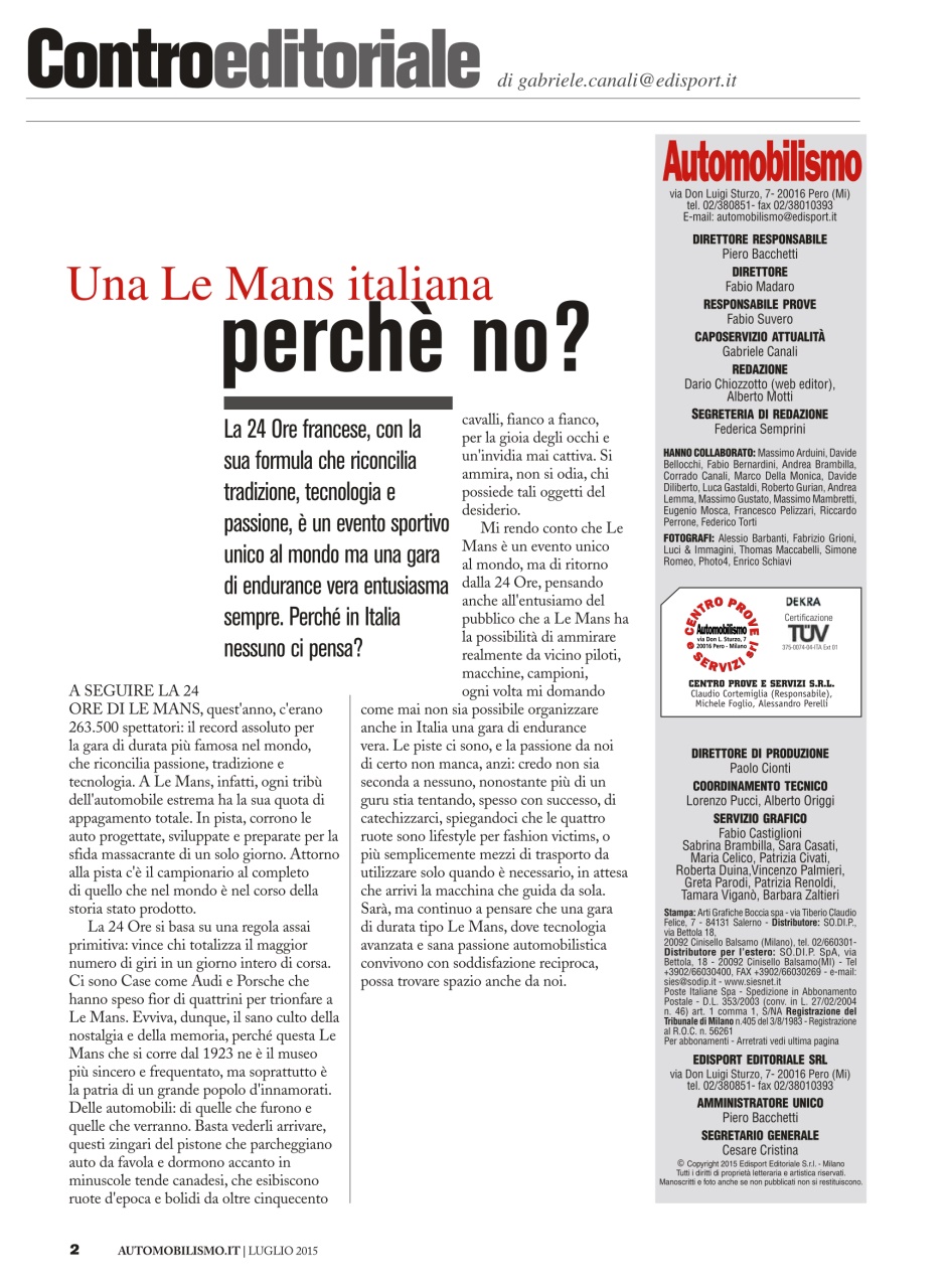 Automobilismo Preview Pages