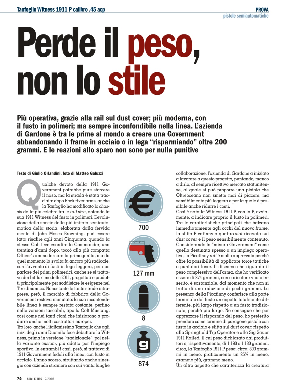 Armi E Tiro Preview Pages