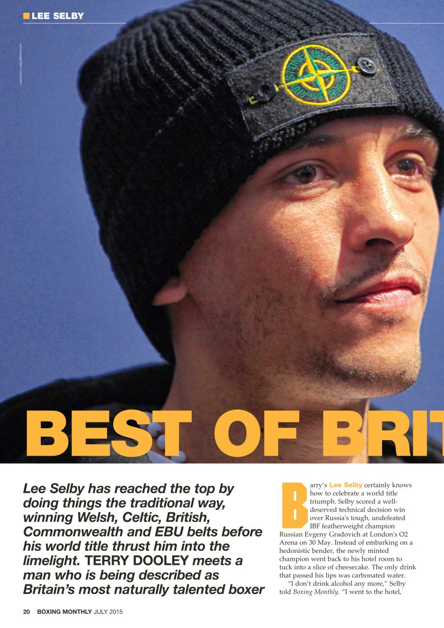 Boxing Monthly Preview Pages