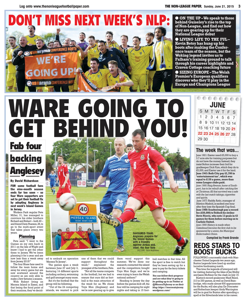 The Non-League Football Paper Preview Pages