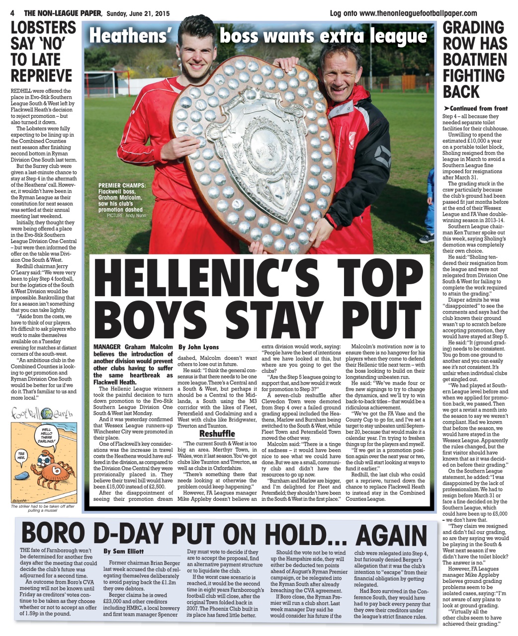 The Non-League Football Paper Preview Pages
