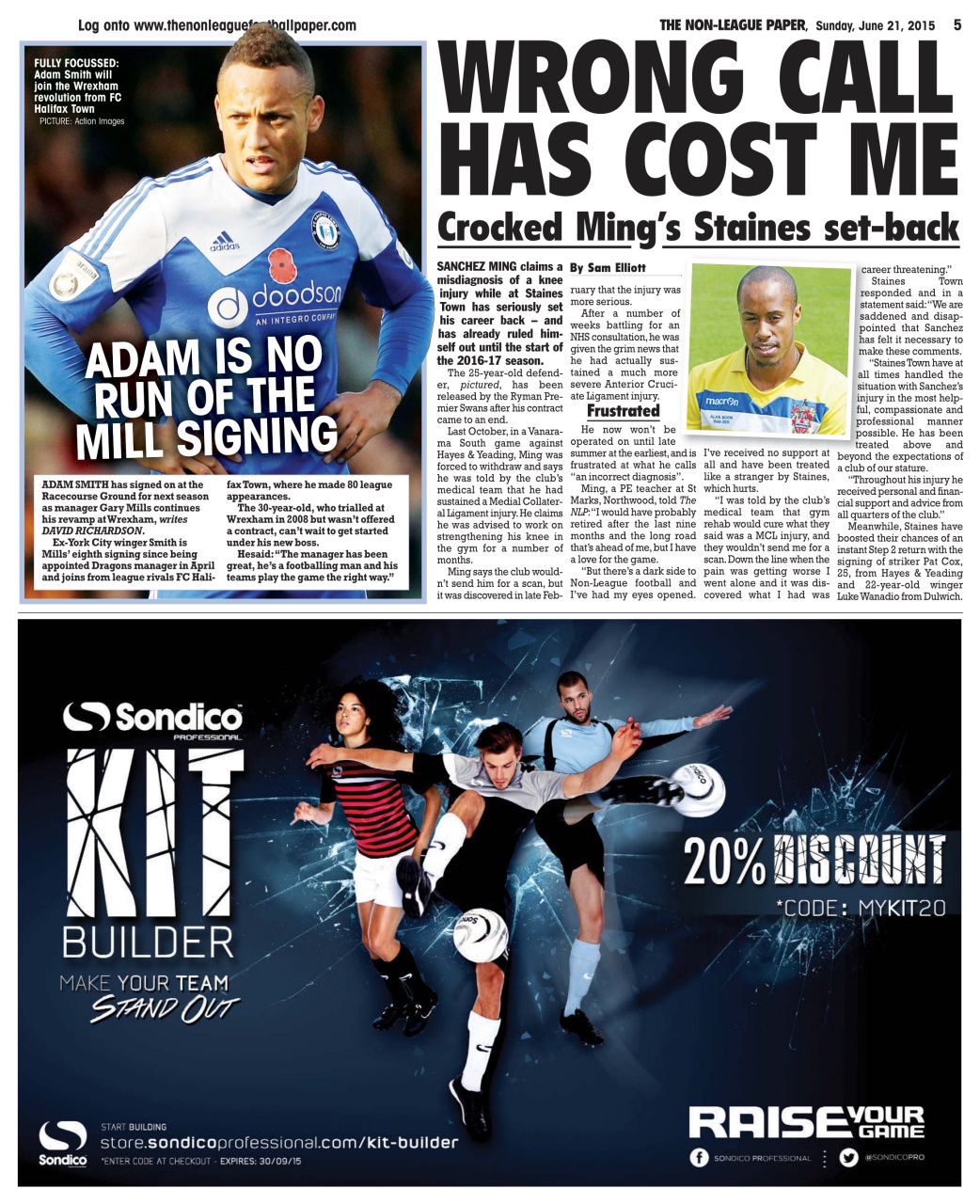 The Non-League Football Paper Preview Pages