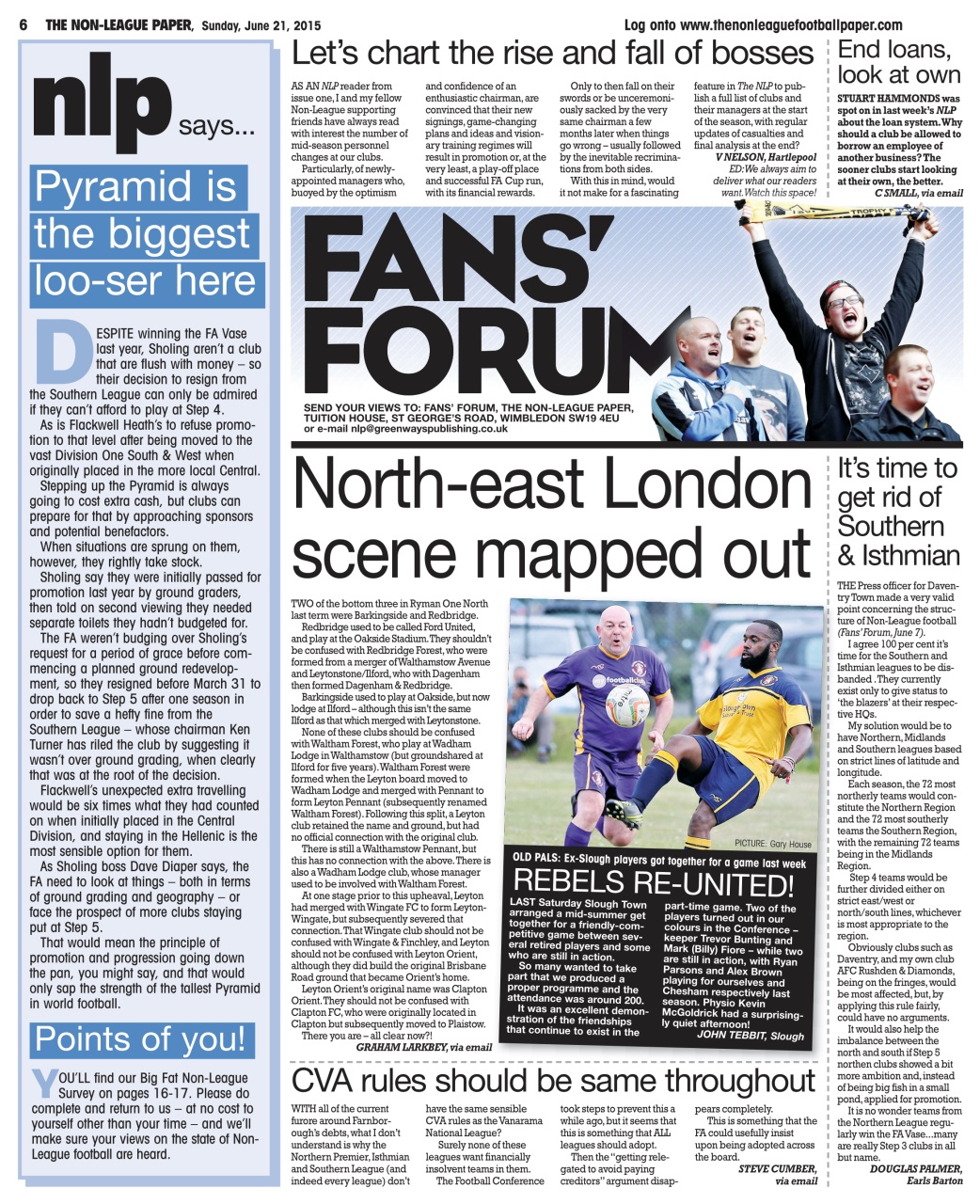 The Non-League Football Paper Preview Pages