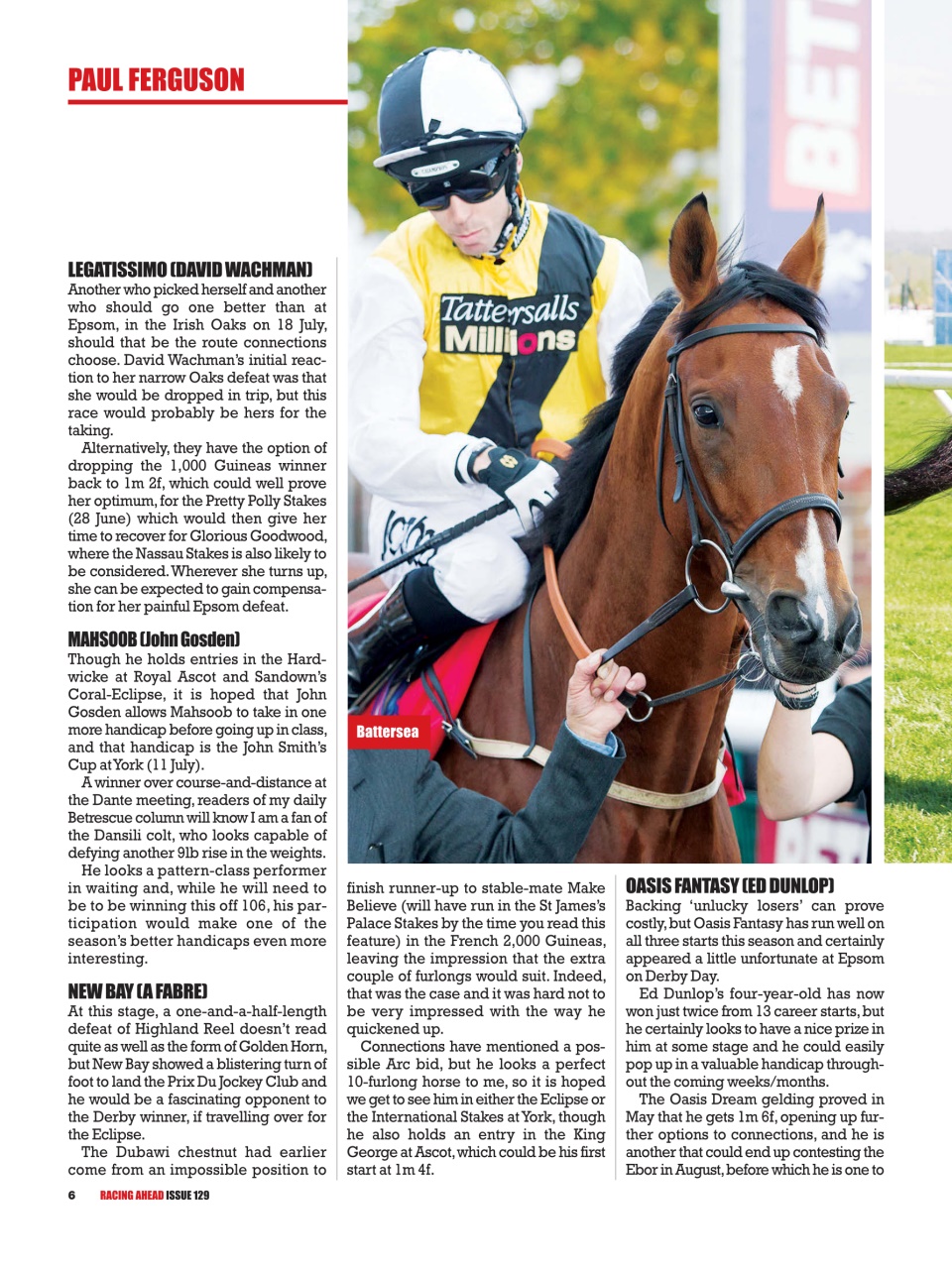 Racing Ahead Preview Pages