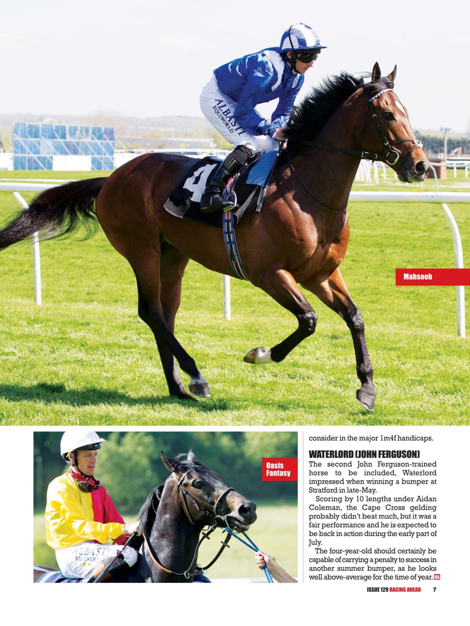 Racing Ahead Preview Pages