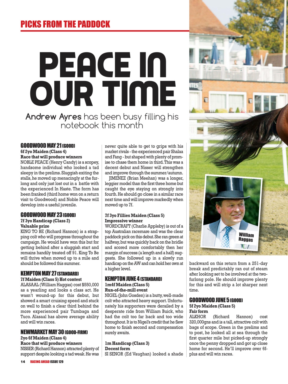 Racing Ahead Preview Pages