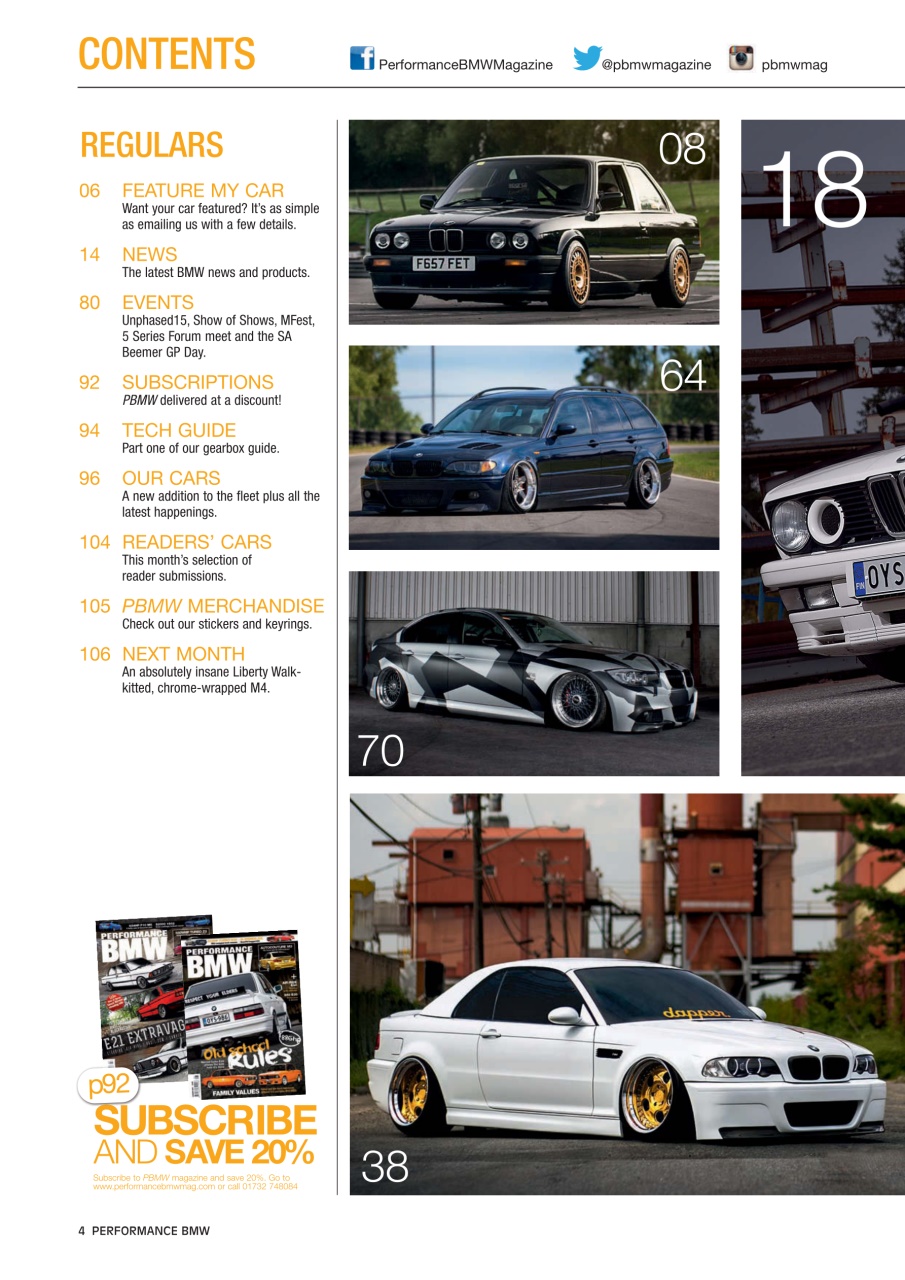 Performance BMW Preview Pages