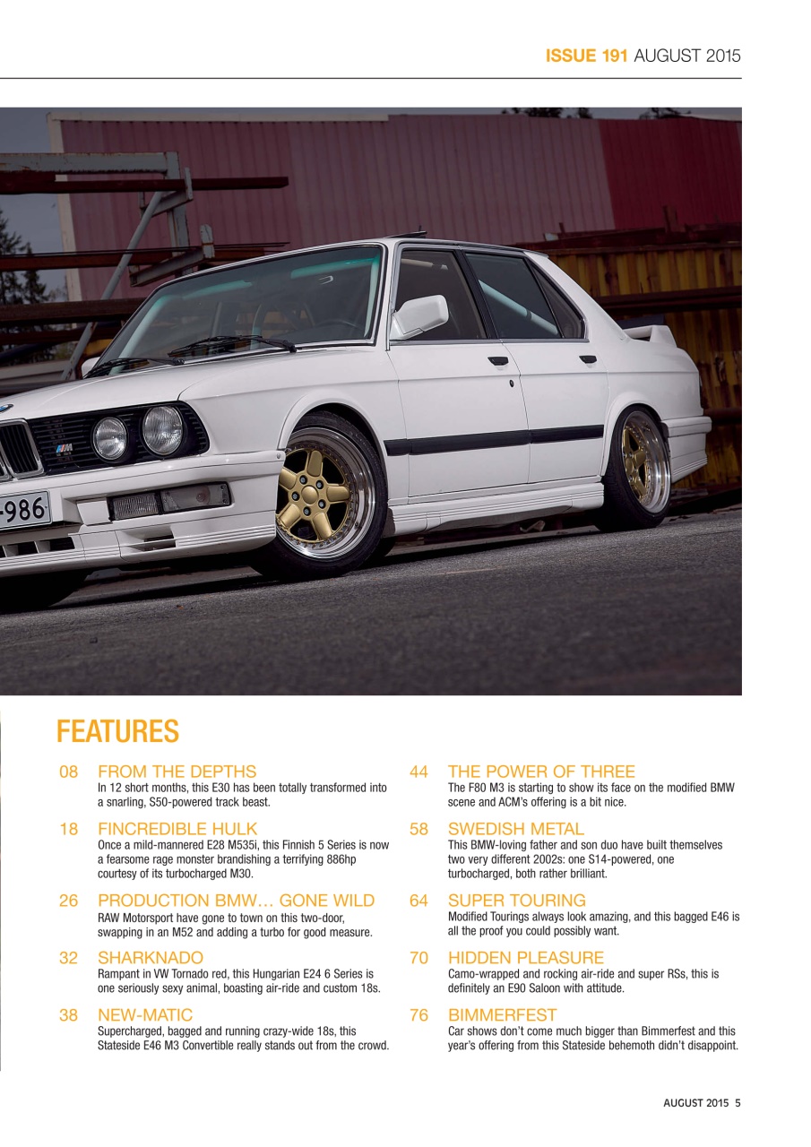 Performance BMW Preview Pages