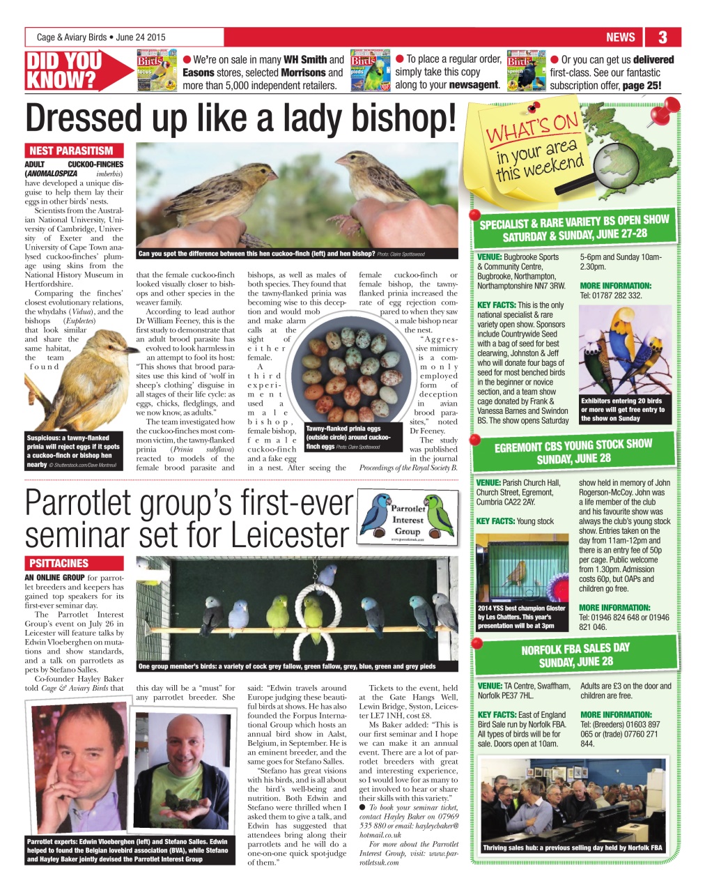 Cage & Aviary Birds Preview Pages