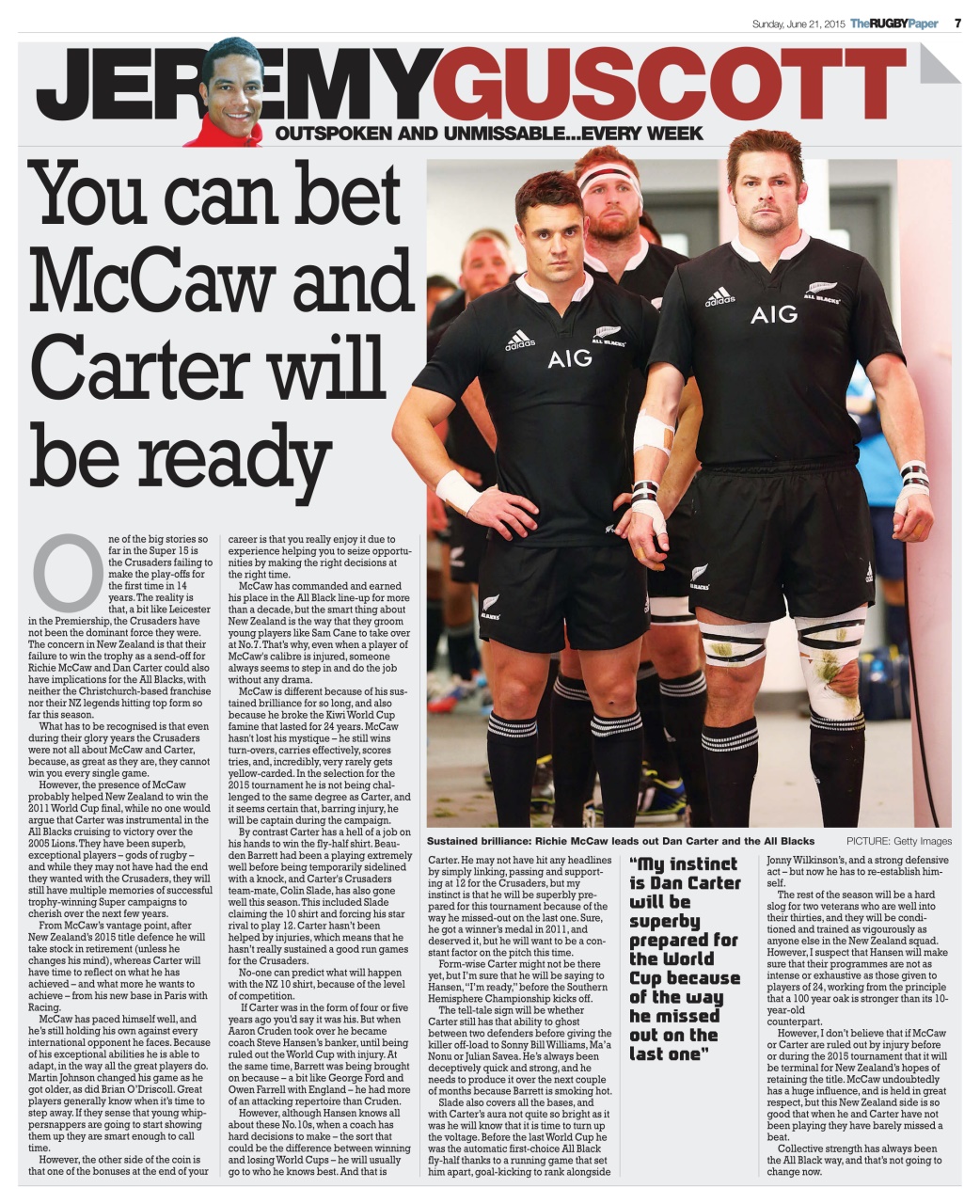 The Rugby Paper Preview Pages