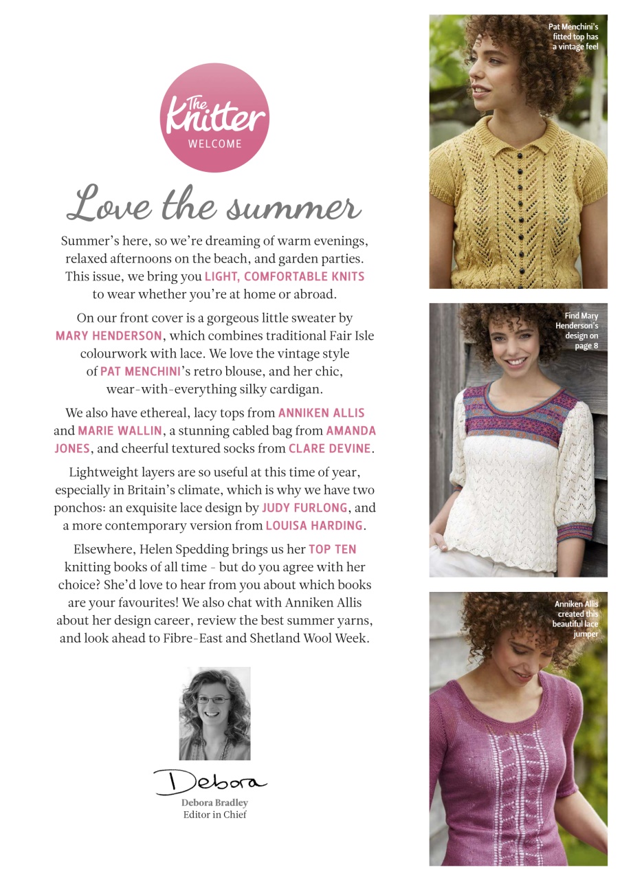 The Knitter Preview Pages