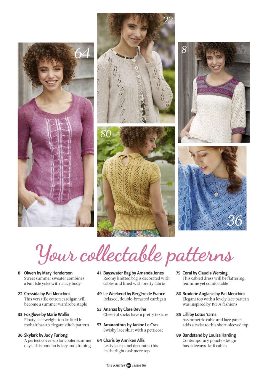The Knitter Preview Pages