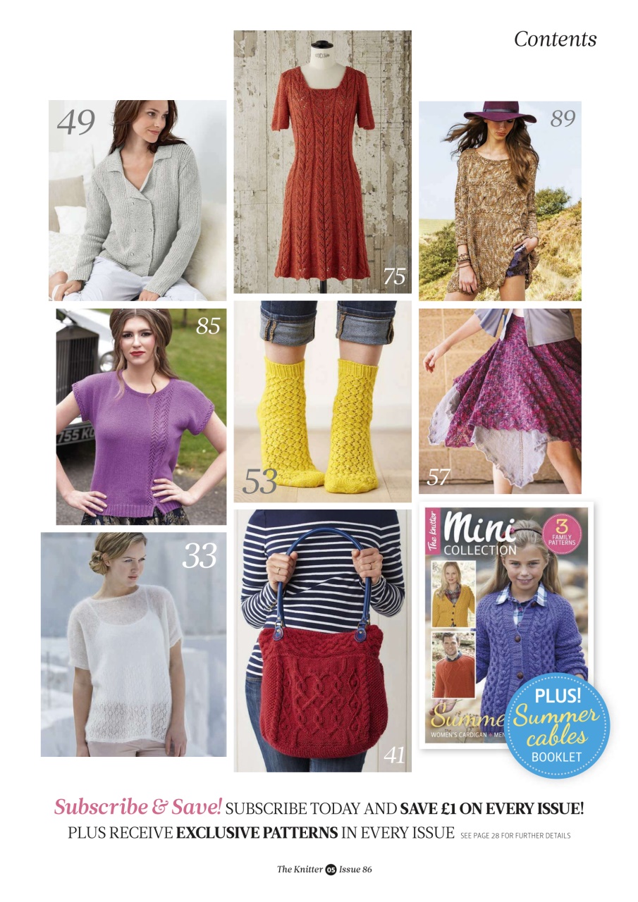 The Knitter Preview Pages