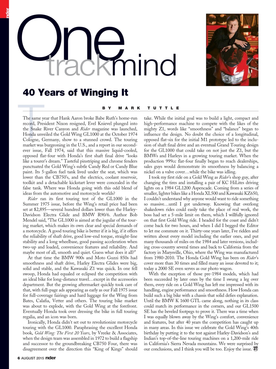 Rider Magazine Preview Pages