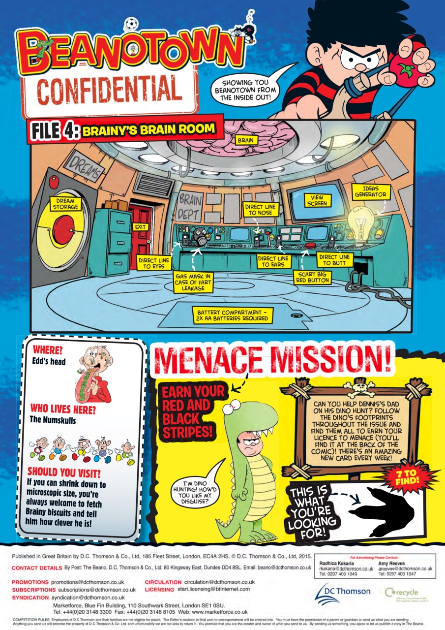 Beano Preview Pages
