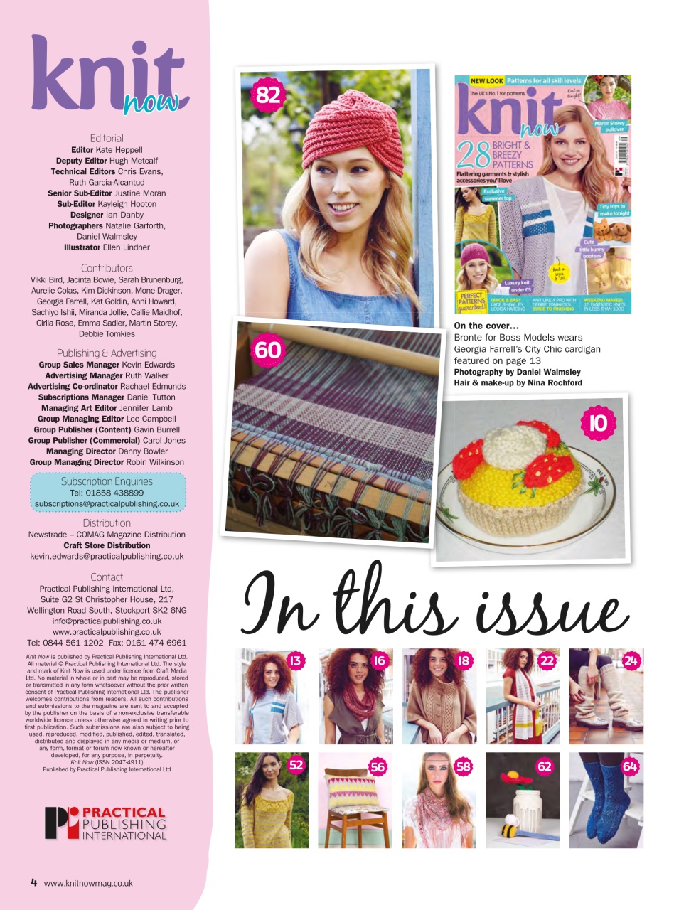 Knit Now Preview Pages