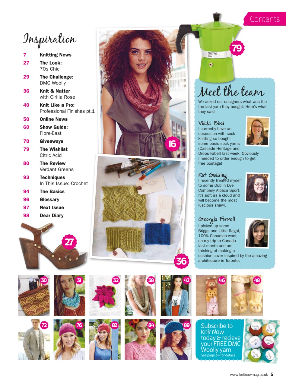 Knit Now Preview Pages