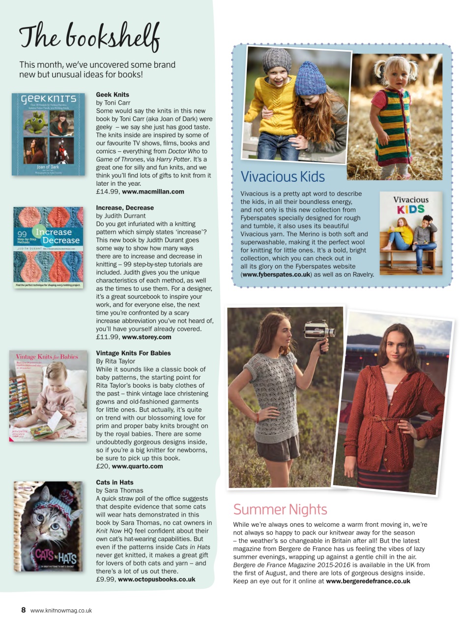 Knit Now Preview Pages