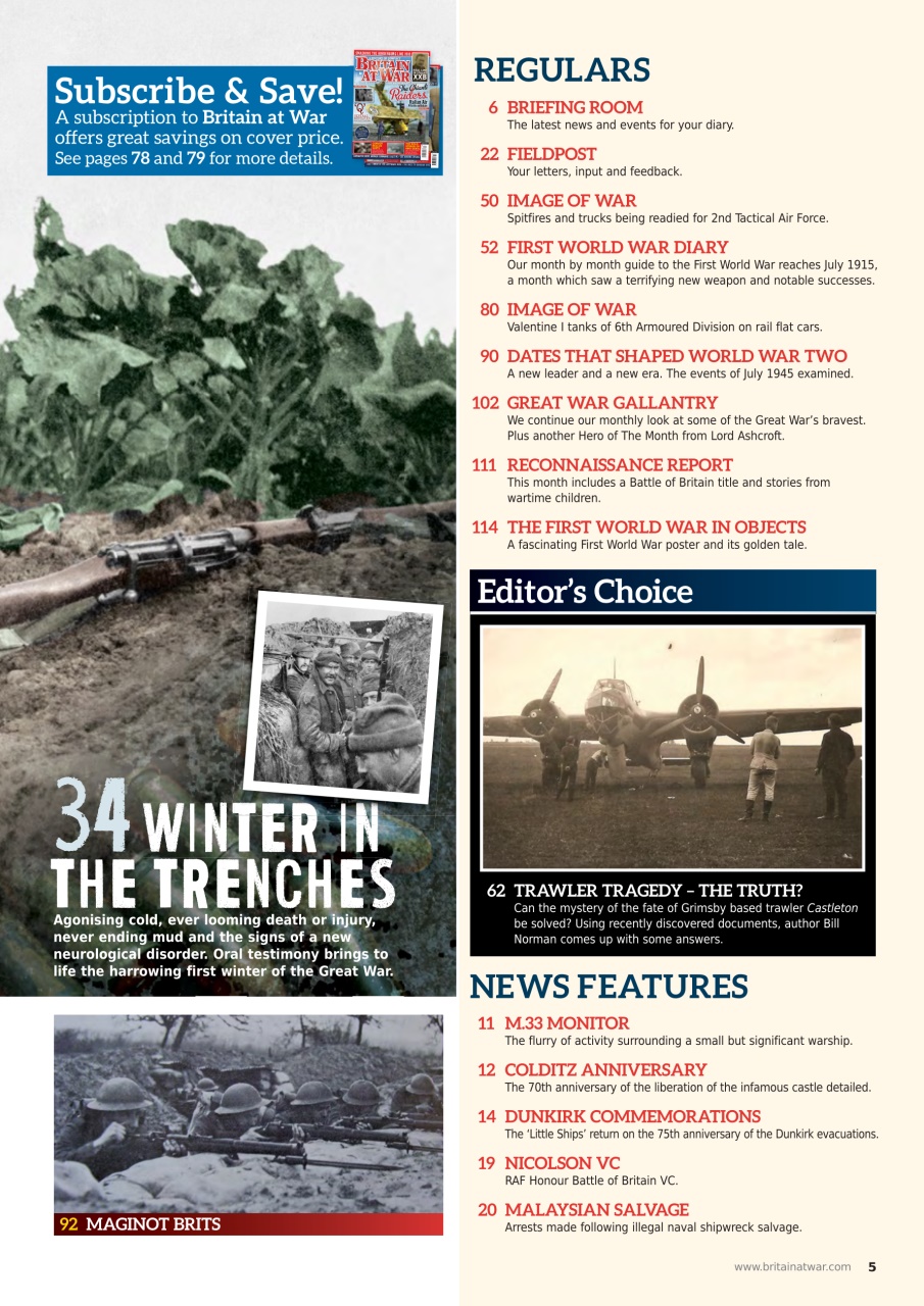 Britain at War Magazine Preview Pages