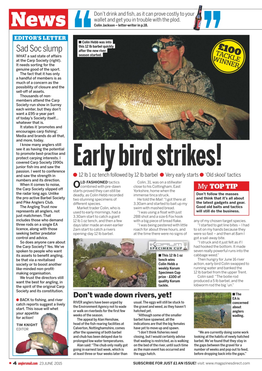 Anglers Mail Preview Pages